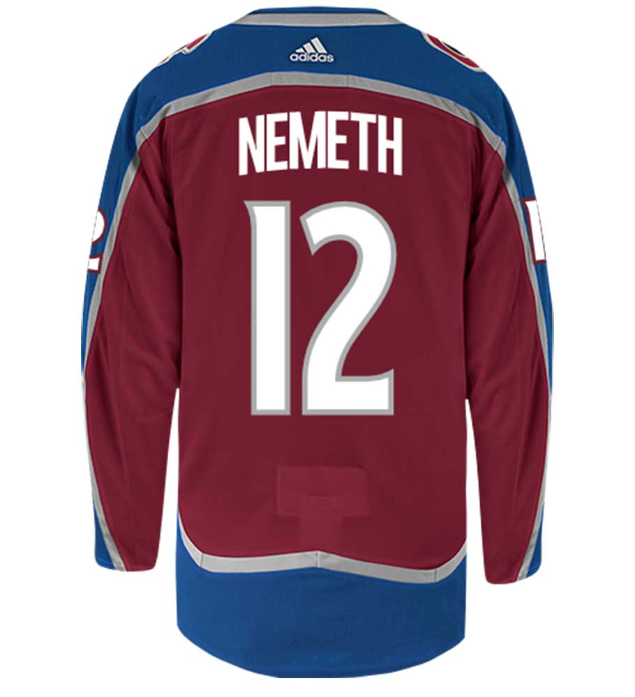 Patrik Nemeth Colorado Avalanche Adidas Authentic Home NHL Hockey Jersey