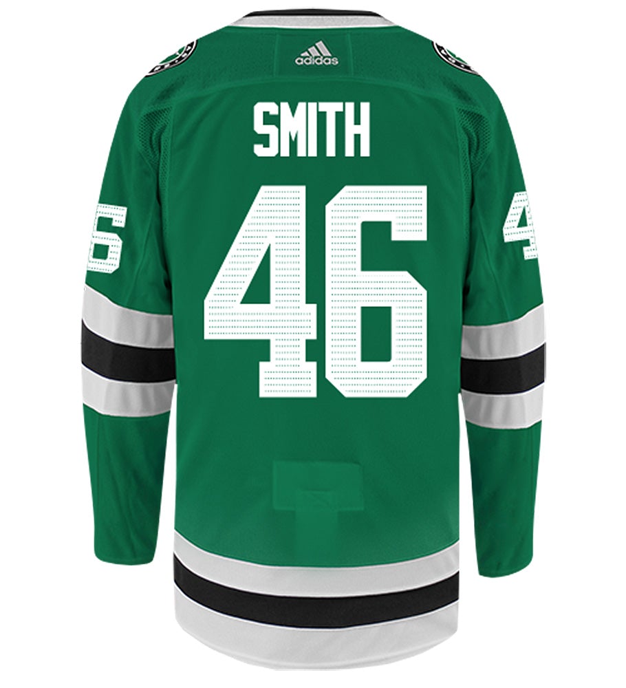 Gemel Smith Dallas Stars Adidas Authentic Home NHL Hockey Jersey