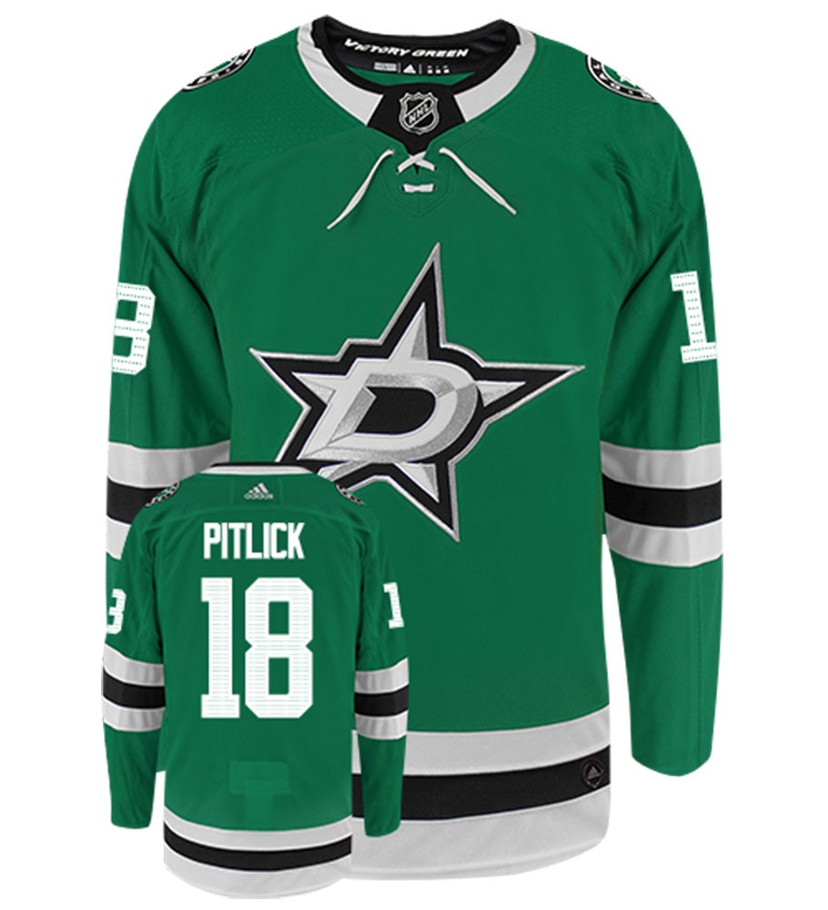 Tyler Pitlick Dallas Stars Adidas Authentic Home NHL Hockey Jersey
