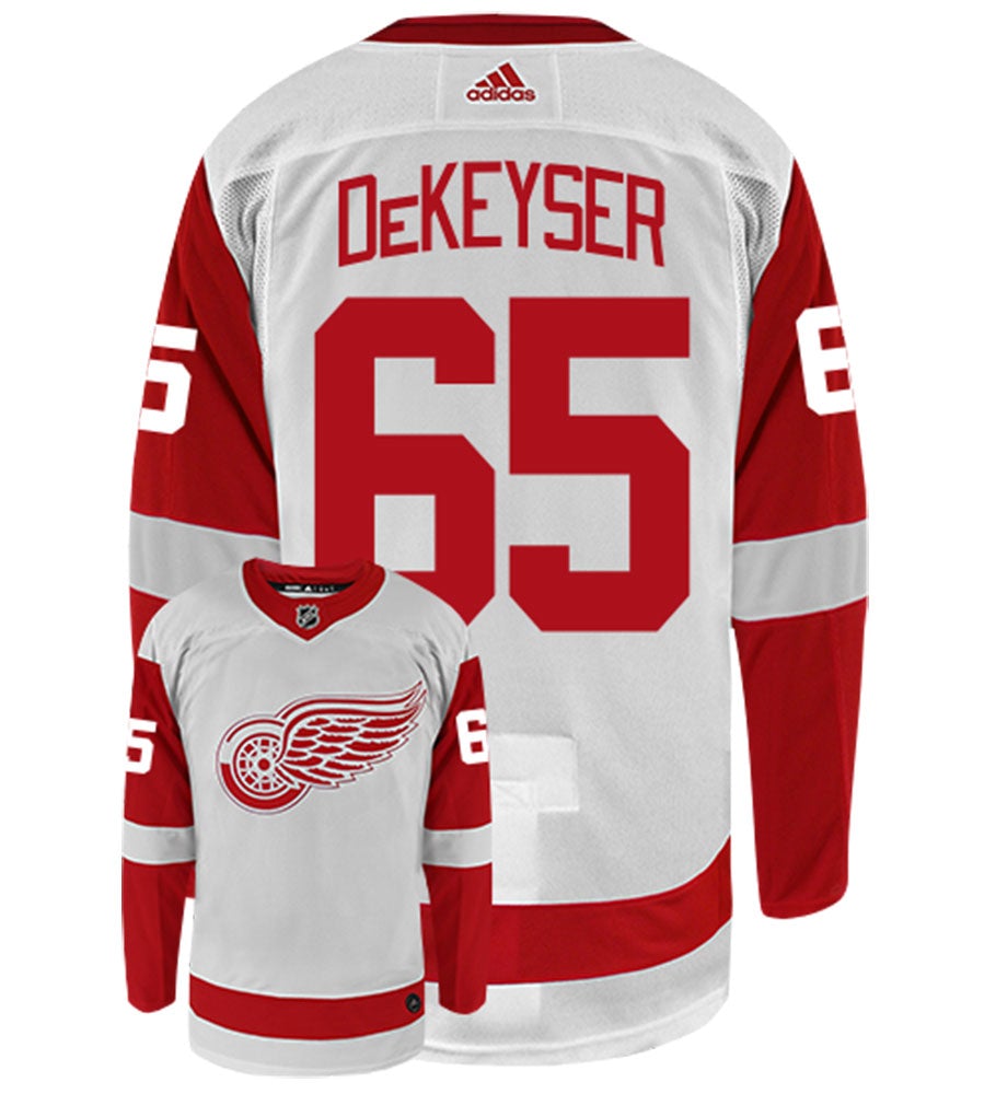 Danny DeKeyser Detroit Red Wings Adidas Authentic Away NHL Hockey Jersey