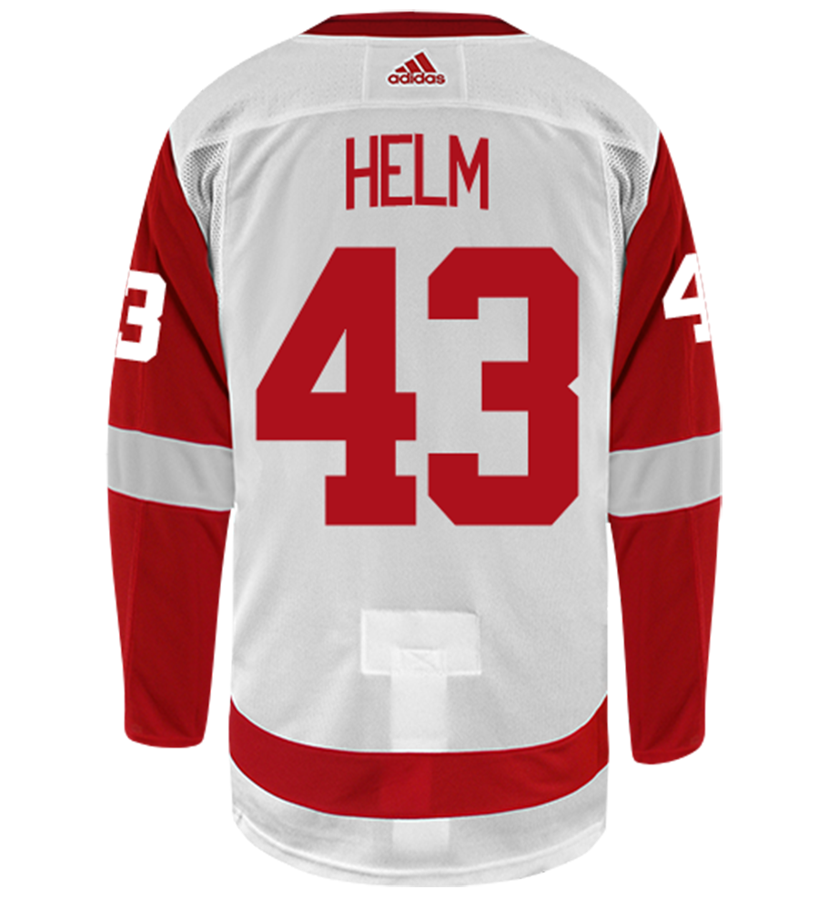 Darren Helm Detroit Red Wings Adidas Authentic Away NHL Hockey Jersey