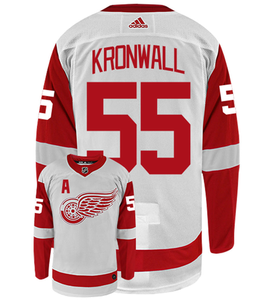 Niklas Kronwall Detroit Red Wings Adidas Authentic Away NHL Hockey Jersey