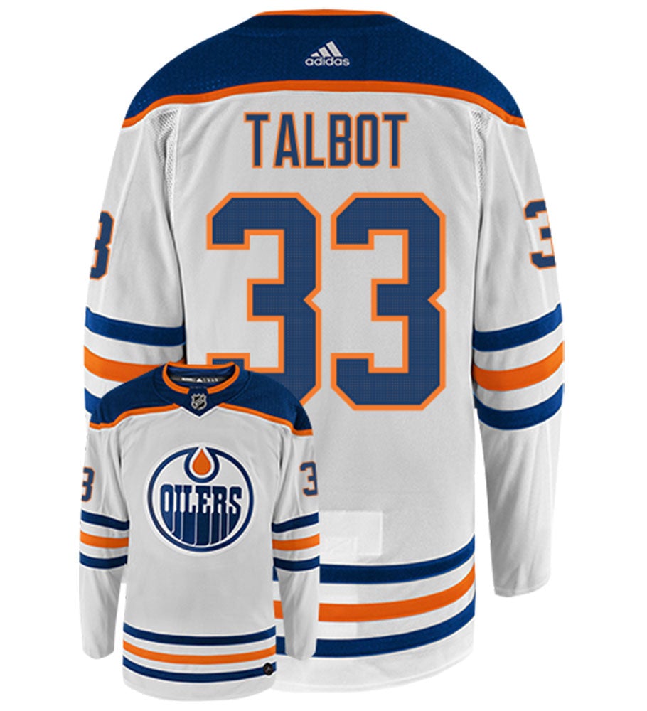 Cam Talbot Edmonton Oilers Adidas Authentic Away NHL Hockey Jersey