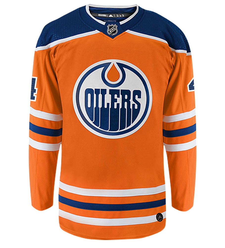 Kris Russell Edmonton Oilers Adidas Authentic Home NHL Hockey Jersey