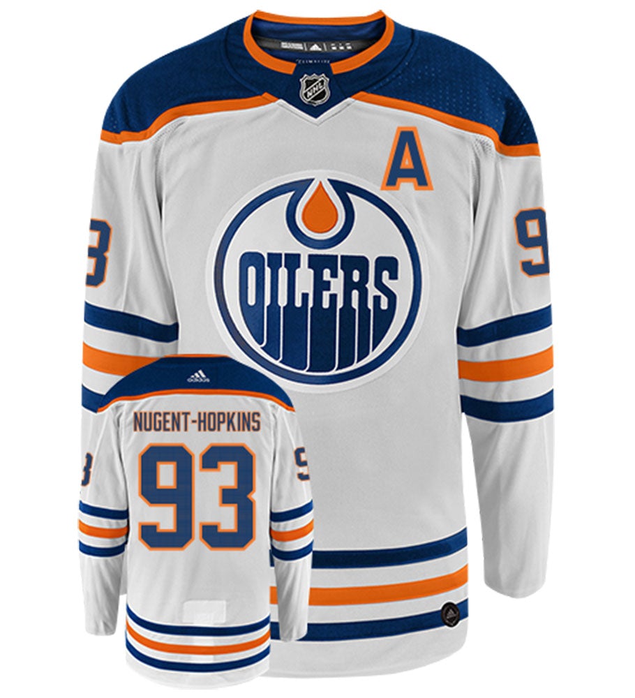 Ryan Nugent-Hopkins Edmonton Oilers Adidas Authentic Away NHL Hockey Jersey