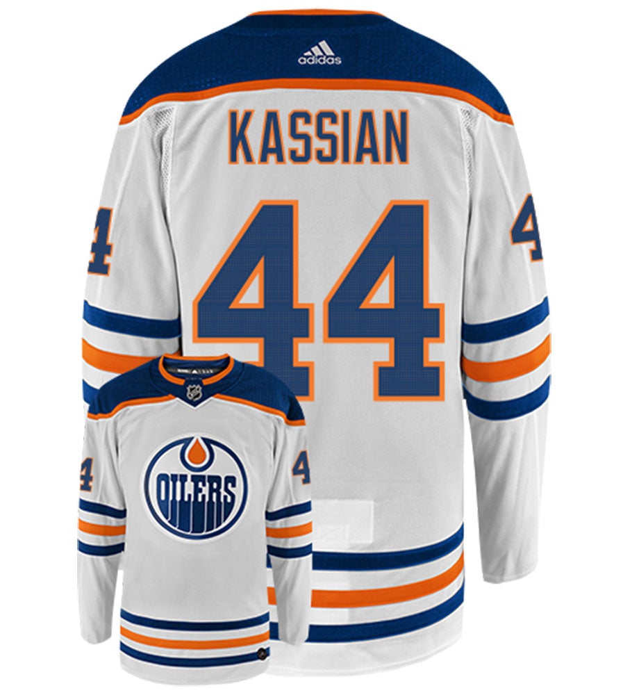 Zack Kassian Edmonton Oilers Adidas Authentic Away NHL Hockey Jersey