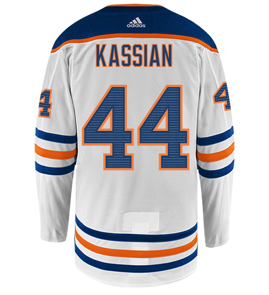 Zack Kassian Edmonton Oilers Adidas Authentic Away NHL Hockey Jersey