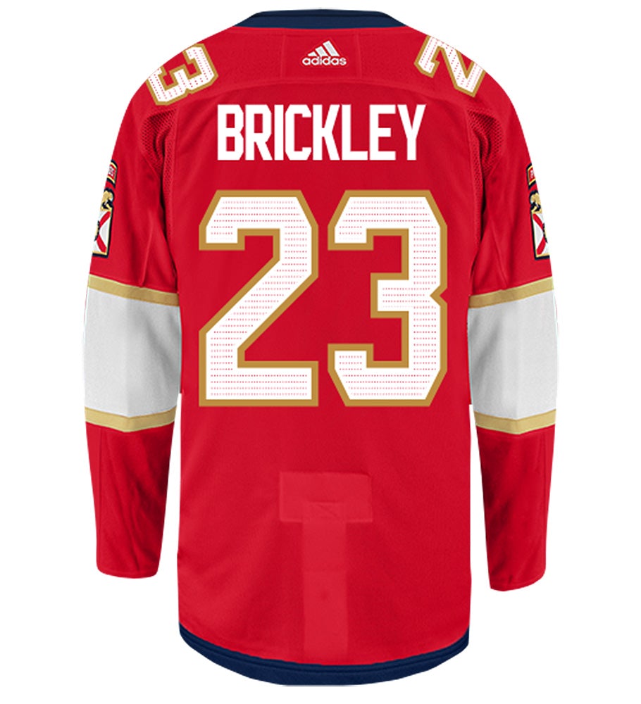 Connor Brickley Florida Panthers Adidas Authentic Home NHL Hockey Jersey