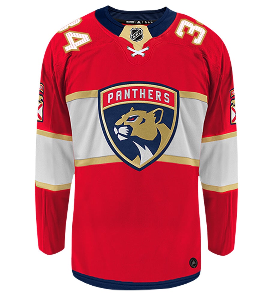 James Reimer Florida Panthers Adidas Authentic Home NHL Hockey Jersey