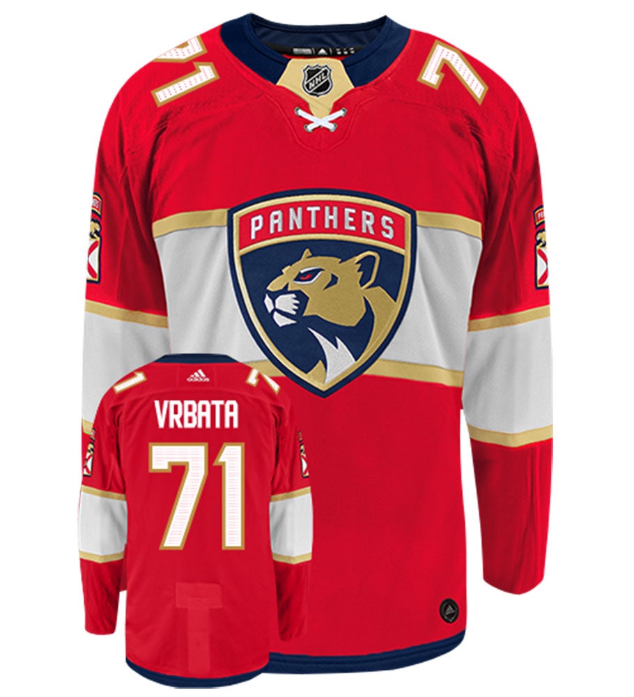 Radim Vrbata Florida Panthers Adidas Authentic Home NHL Hockey Jersey