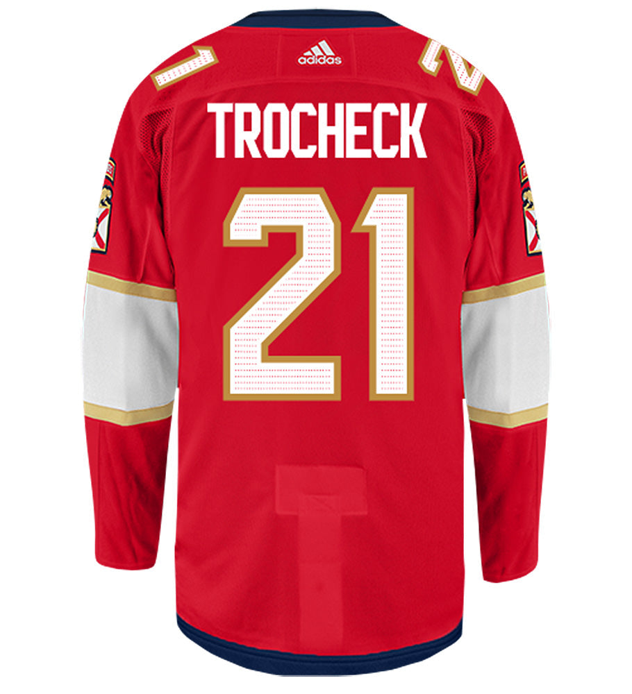 Vincent Trocheck Florida Panthers Adidas Authentic Home NHL Hockey Jersey