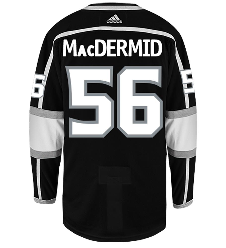 Kurtis MacDermid Los Angeles Kings Adidas Authentic Home NHL Hockey Jersey