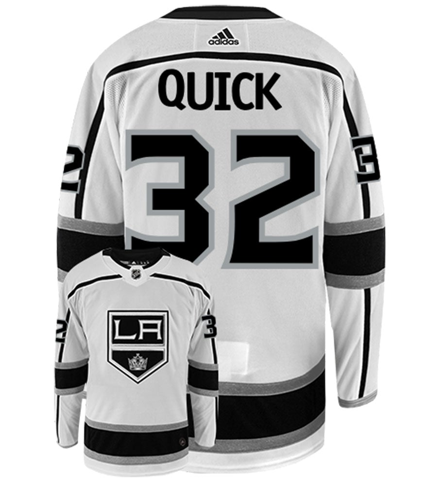 Jonathan Quick Los Angeles Kings Adidas Authentic Away NHL Hockey Jersey