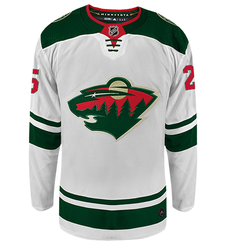 Jonas Brodin Minnesota Wild Adidas Authentic Away NHL Hockey Jersey