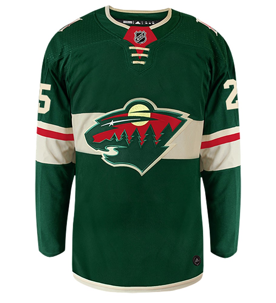 Jonas Brodin Minnesota Wild Adidas Authentic Home NHL Hockey Jersey