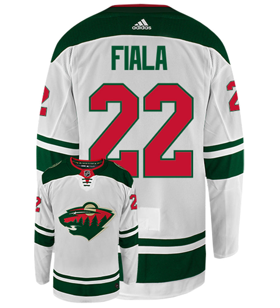 Kevin Fiala Minnesota Wild Adidas Authentic Away NHL Hockey Jersey