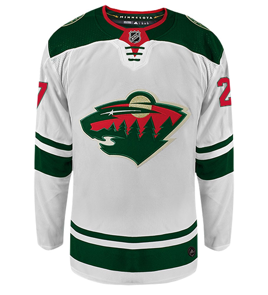 Kyle Quincey Minnesota Wild Adidas Authentic Away NHL Hockey Jersey