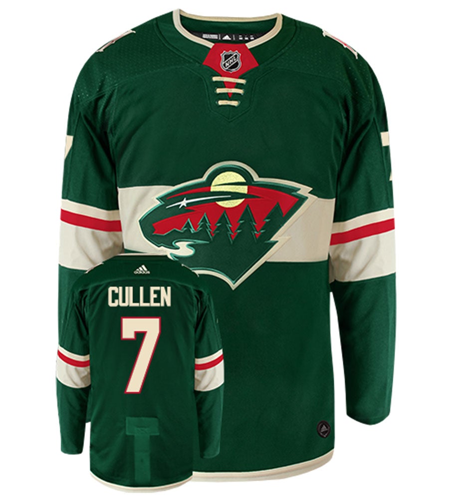 Matt Cullen Minnesota Wild Adidas Authentic Home NHL Hockey Jersey