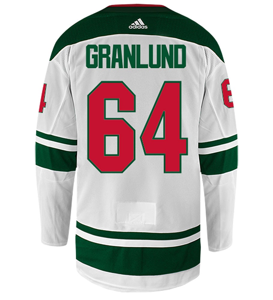 Mikael Granlund Minnesota Wild Adidas Authentic Away NHL Hockey Jersey