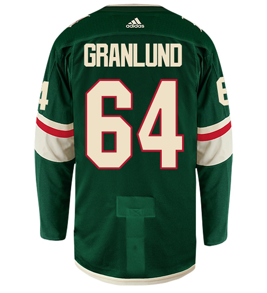 Mikael Granlund Minnesota Wild Adidas Authentic Home NHL Hockey Jersey