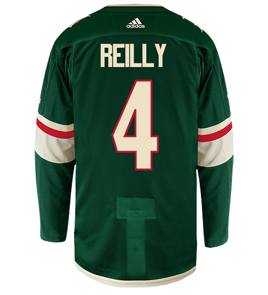 Mike Reilly Minnesota Wild Adidas Authentic Home NHL Hockey Jersey