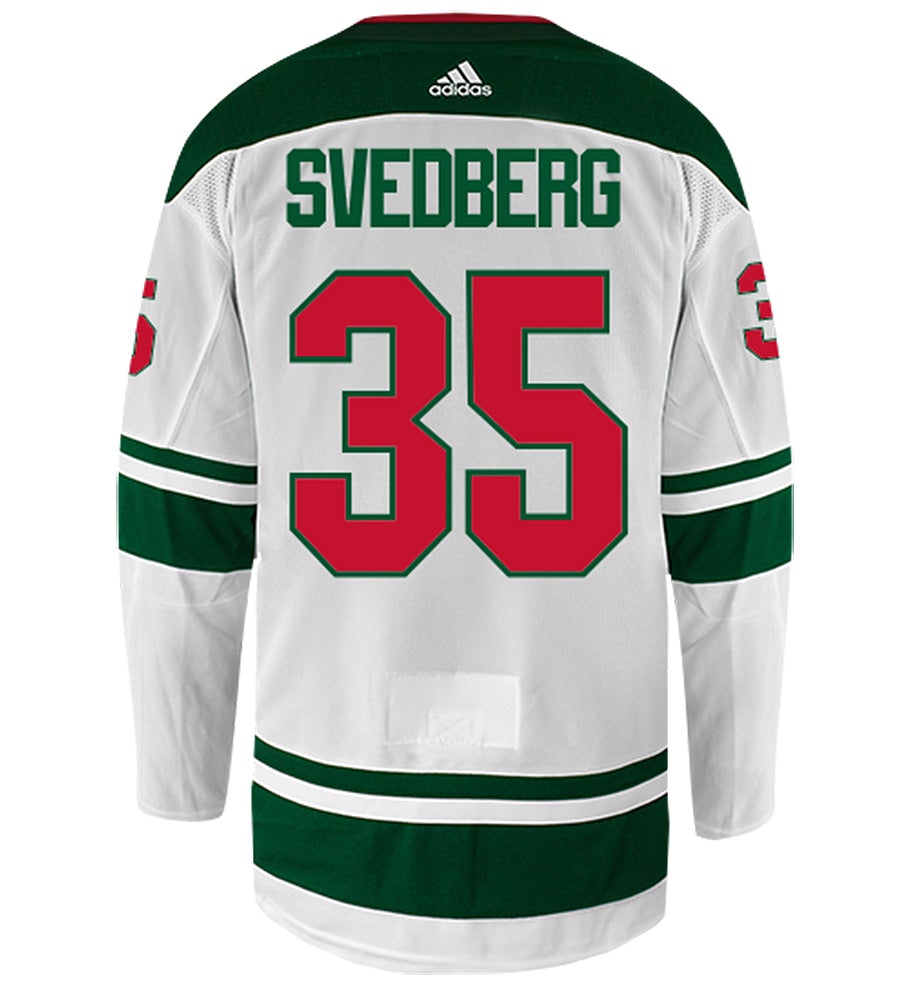 Niklas Svedberg Minnesota Wild Adidas Authentic Away NHL Hockey Jersey