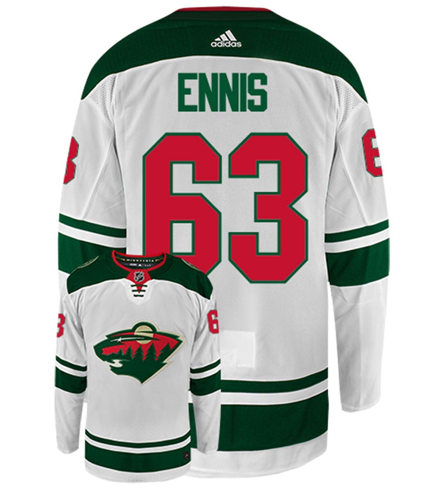 Tyler Ennis Minnesota Wild Adidas Authentic Away NHL Hockey Jersey