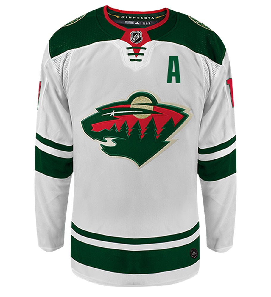 Zach Parise Minnesota Wild Adidas Authentic Away NHL Hockey Jersey