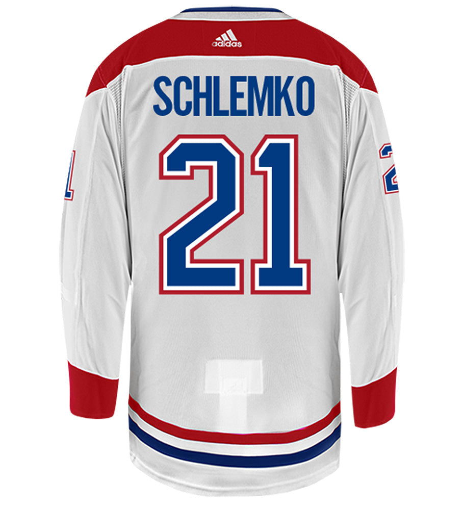 David Schlemko Montreal Canadiens Adidas Authentic Away NHL Hockey Jersey