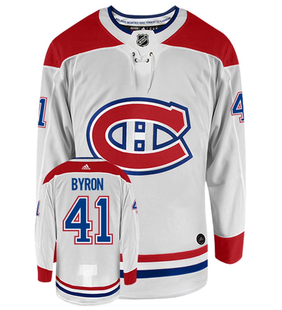 Paul Byron Montreal Canadiens Adidas Authentic Away NHL Hockey Jersey