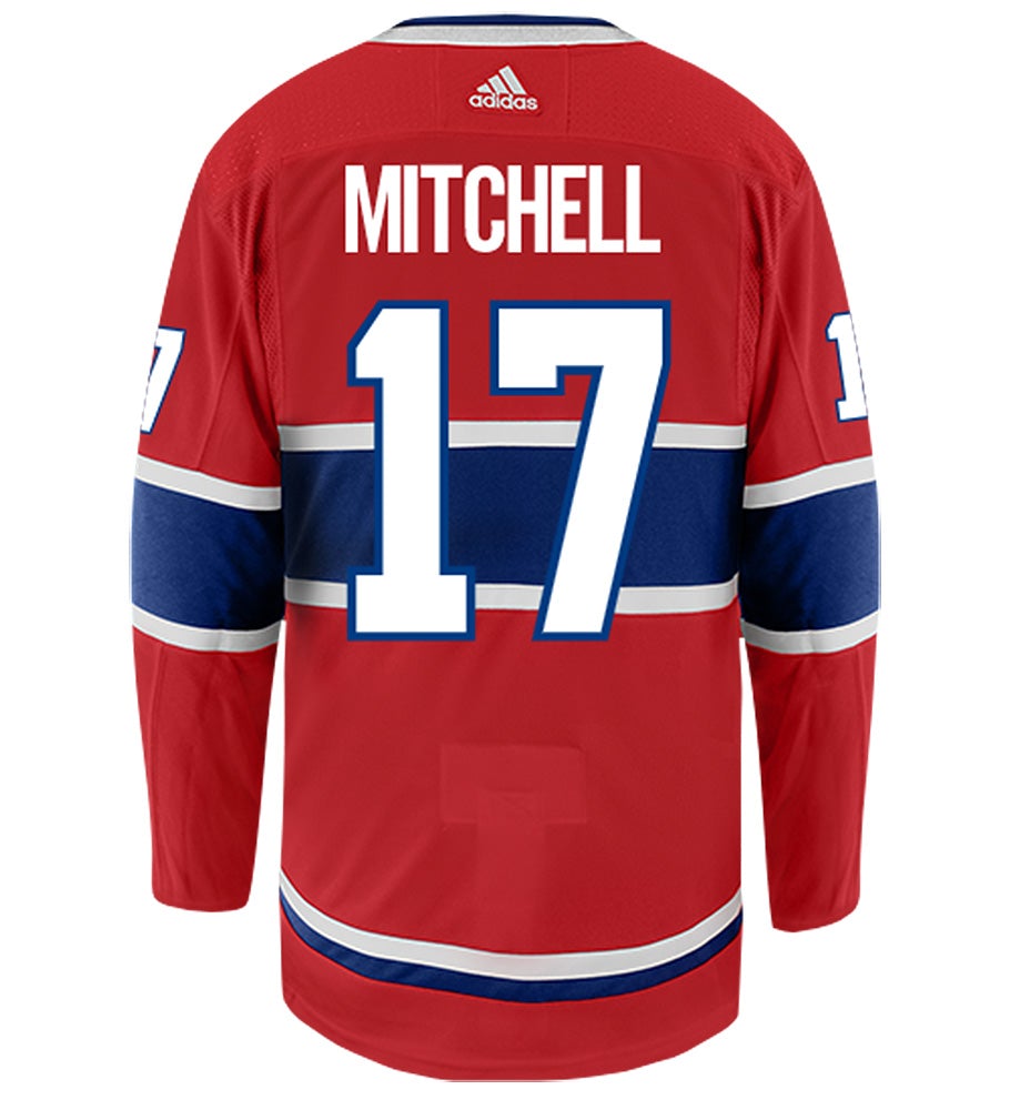 Torrey Mitchell Montreal Canadiens Adidas Authentic Home NHL Hockey Jersey