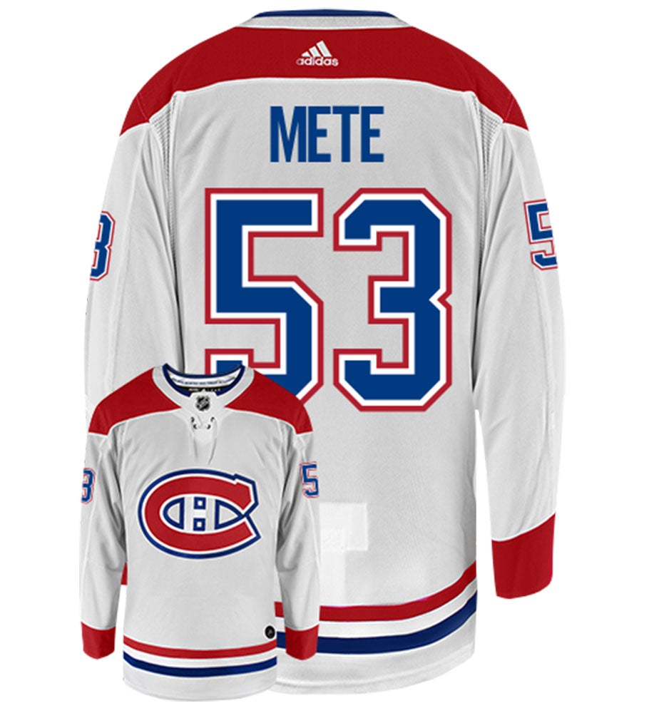 Victor Mete Montreal Canadiens Adidas Authentic Away NHL Hockey Jersey