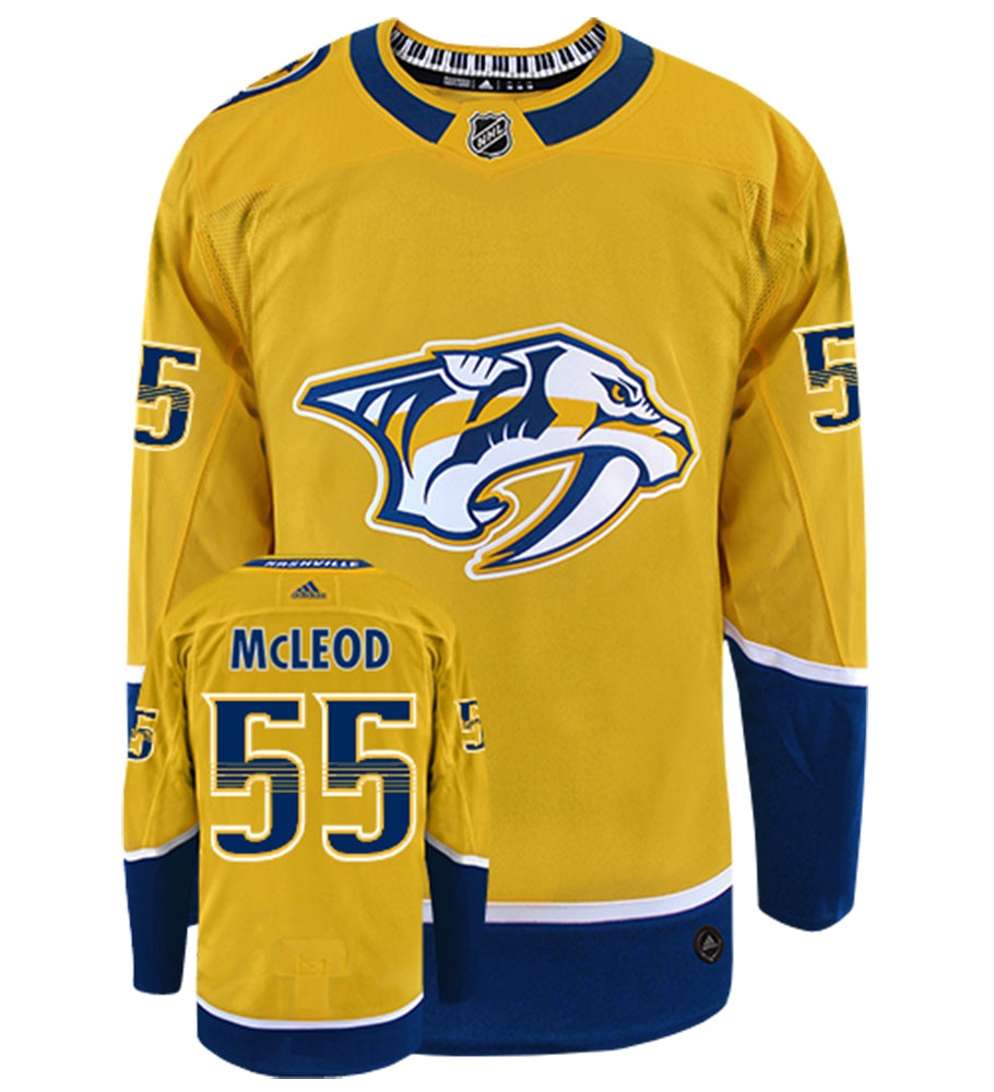 Cody McLeod Nashville Predators Adidas Authentic Home NHL Hockey Jersey