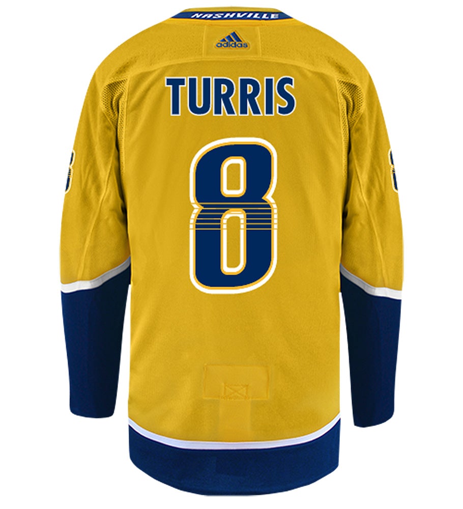 Kyle Turris Nashville Predators Adidas Authentic Home NHL Hockey Jersey