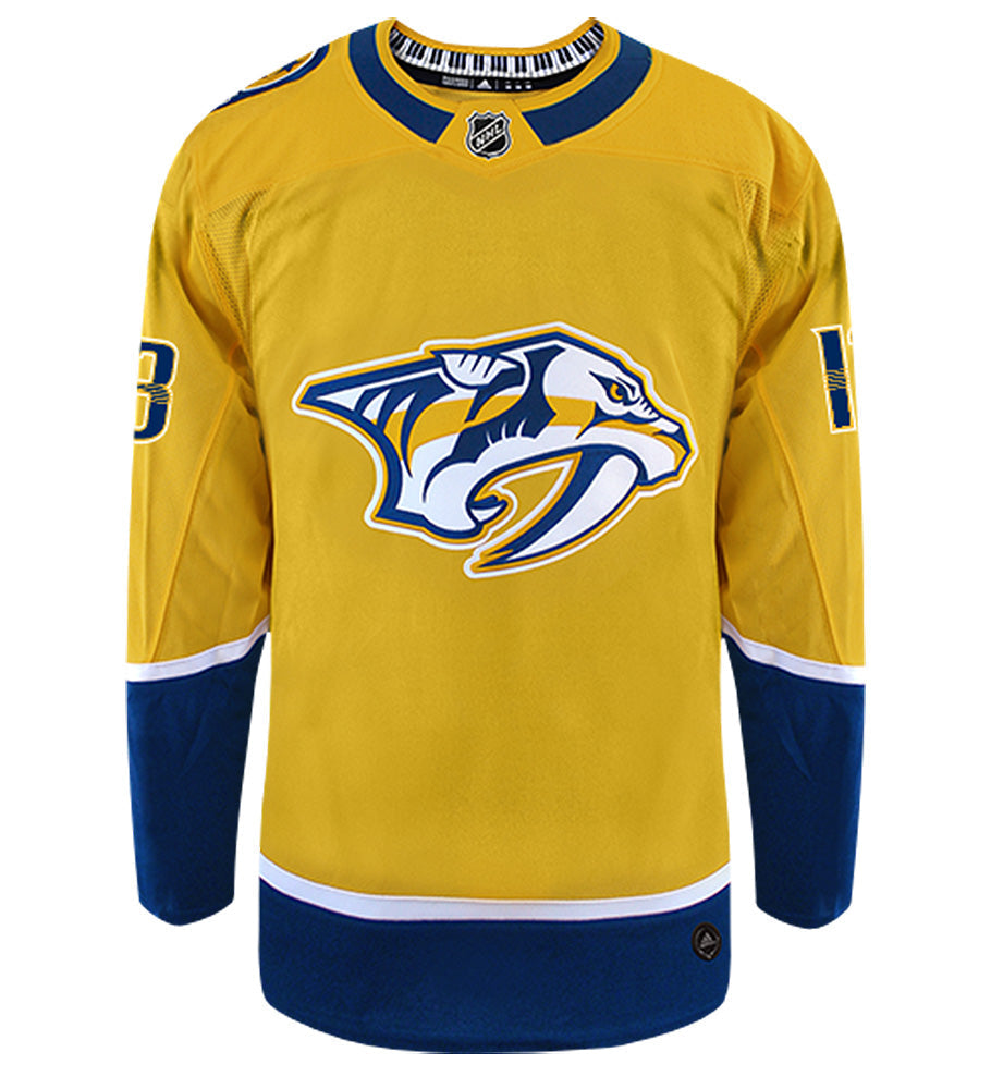 Nick Bonino Nashville Predators Adidas Authentic Home NHL Hockey Jersey