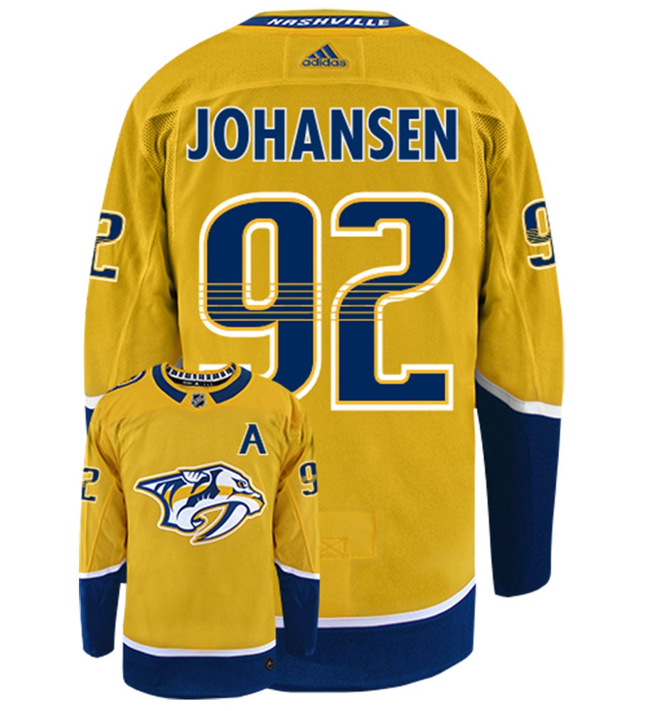 Ryan Johansen Nashville Predators Adidas Authentic Home NHL Hockey Jersey