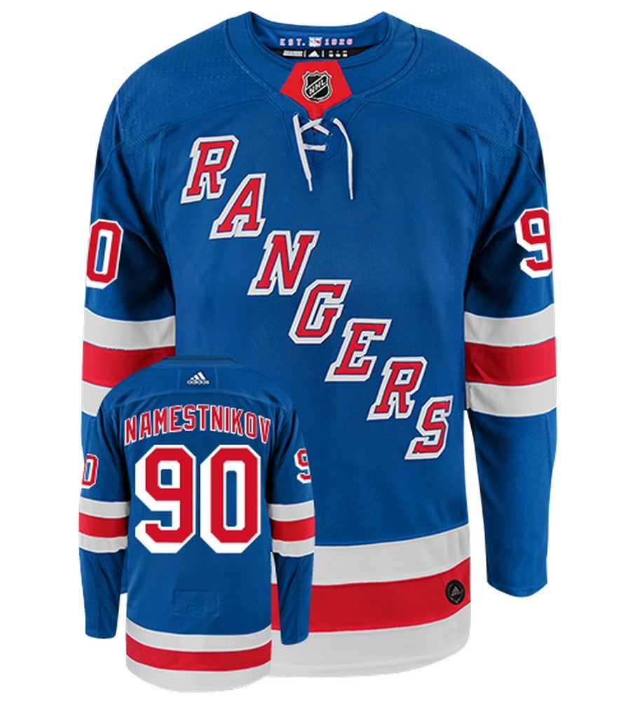 Vladislav Namestnikov New York Rangers Adidas Authentic Home NHL Jersey