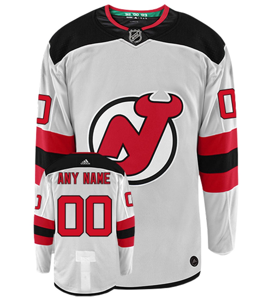 New Jersey Devils Adidas Authentic Away NHL Hockey Jersey