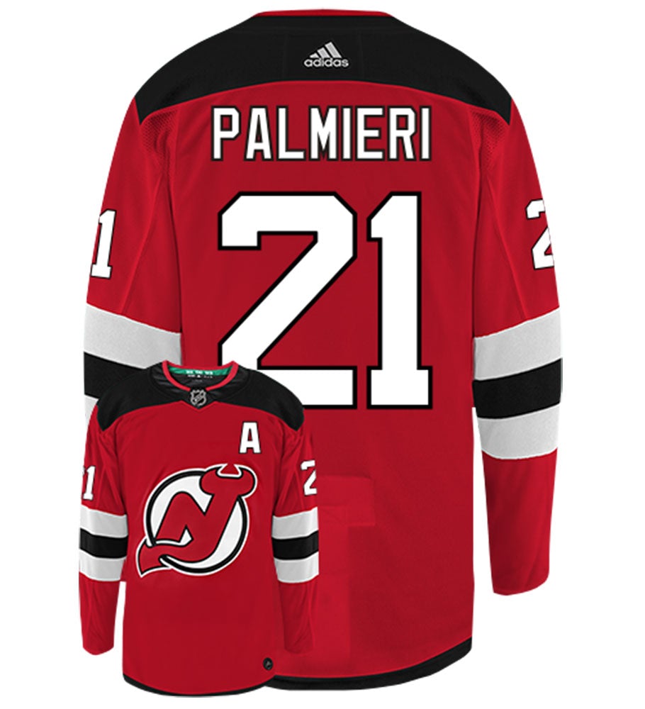 Kyle Palmieri New Jersey Devils Adidas Authentic Home NHL Hockey Jersey