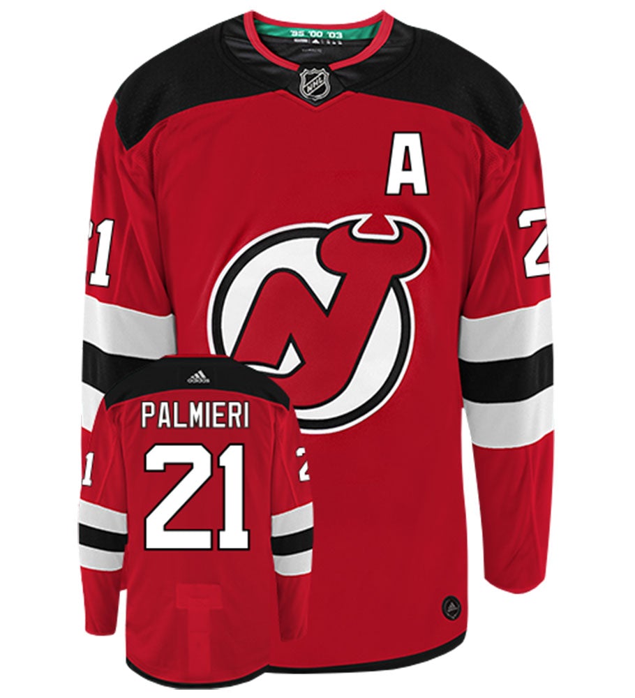Kyle Palmieri New Jersey Devils Adidas Authentic Home NHL Hockey Jersey