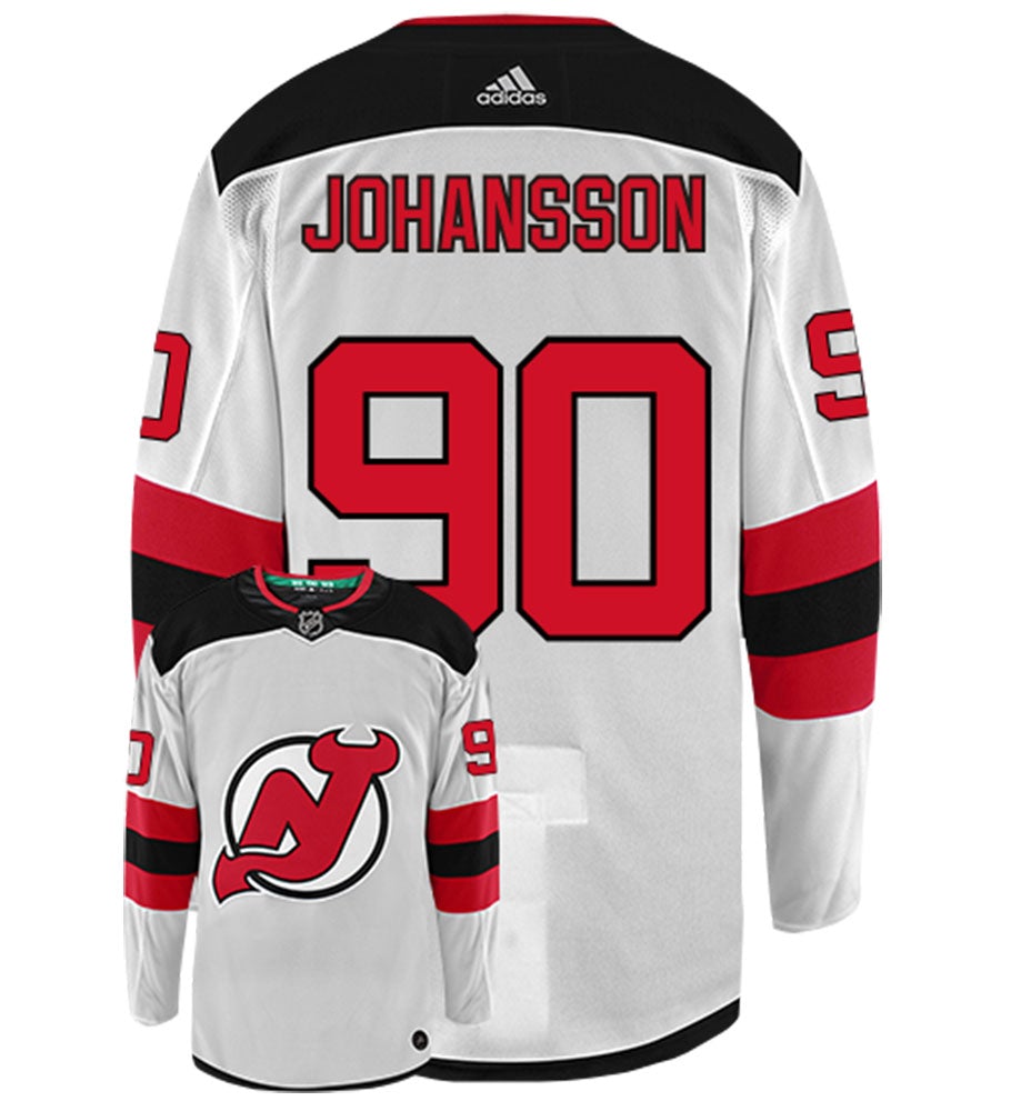 Marcus Johansson New Jersey Devils Adidas Authentic Away NHL Hockey Jersey