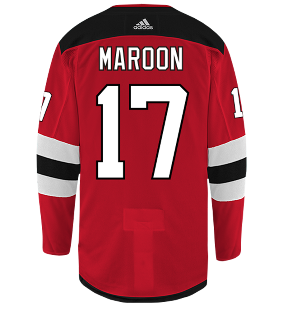 Patrick Maroon New Jersey Devils Adidas Authentic Home NHL Hockey Jersey