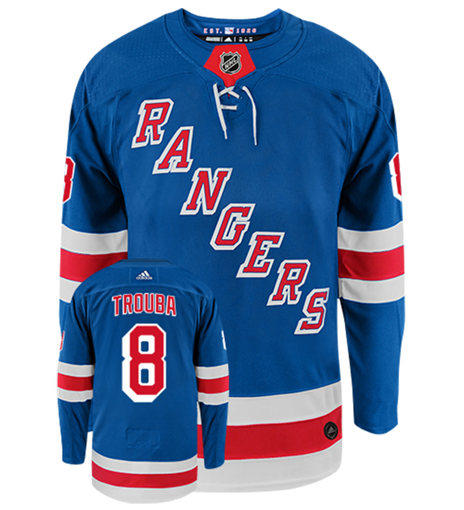 Jacob Trouba New York Rangers Adidas Authentic Home NHL Hockey Jersey