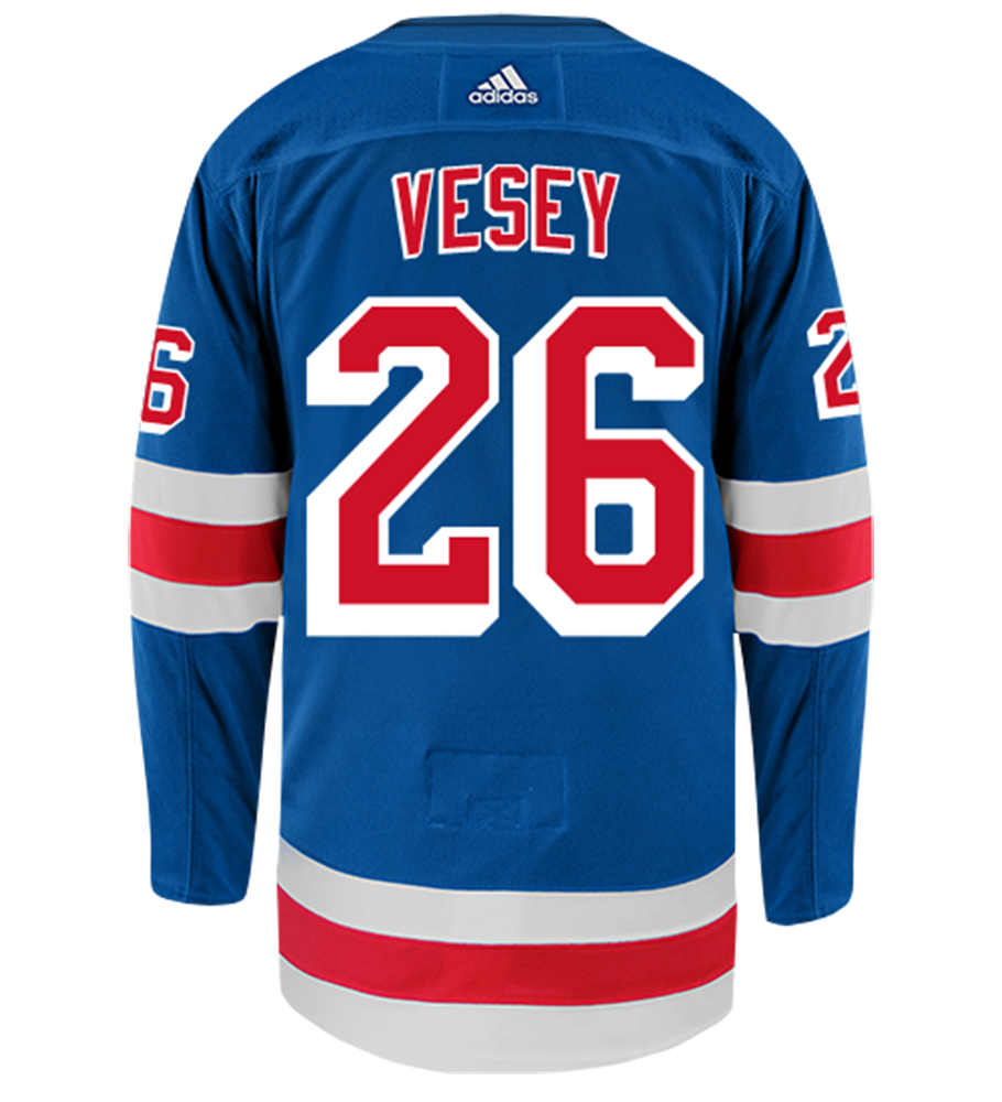 Jimmy Vesey New York Rangers Adidas Authentic Home NHL Hockey Jersey
