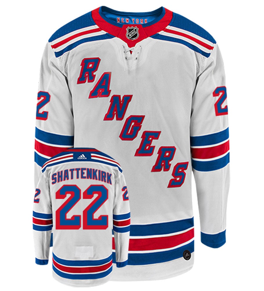 Kevin Shattenkirk New York Rangers Adidas Authentic Away NHL Hockey Jersey