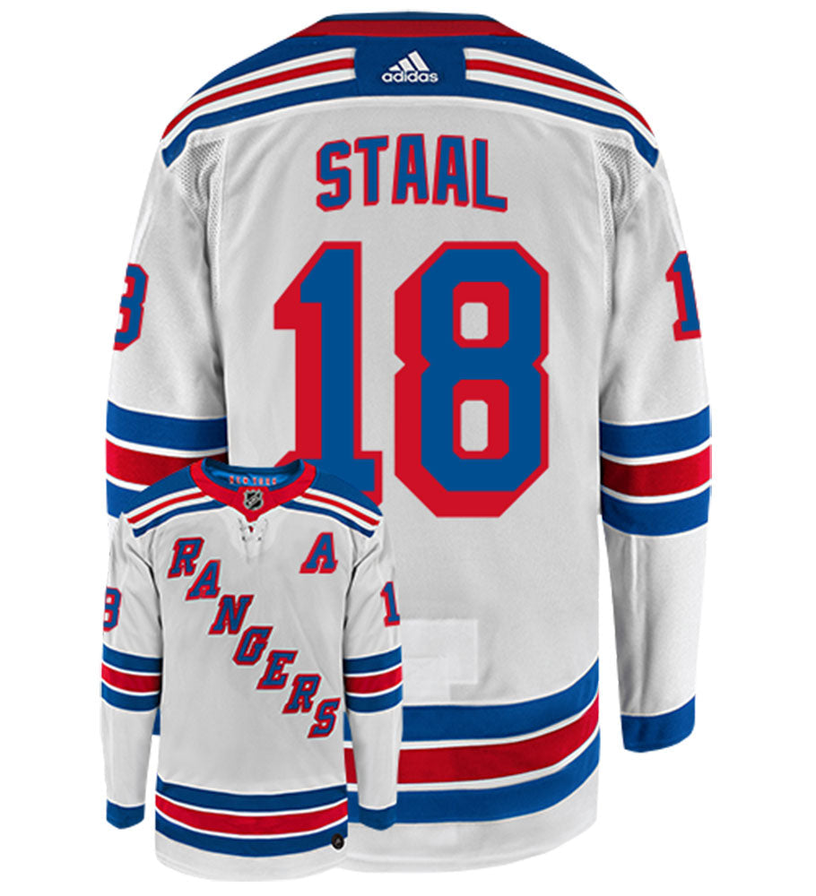 Marc Staal New York Rangers Adidas Authentic Away NHL Hockey Jersey