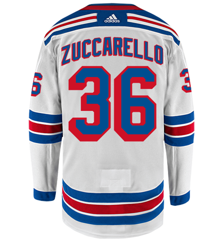 Mats Zuccarello New York Rangers Adidas Authentic Away NHL Hockey Jers