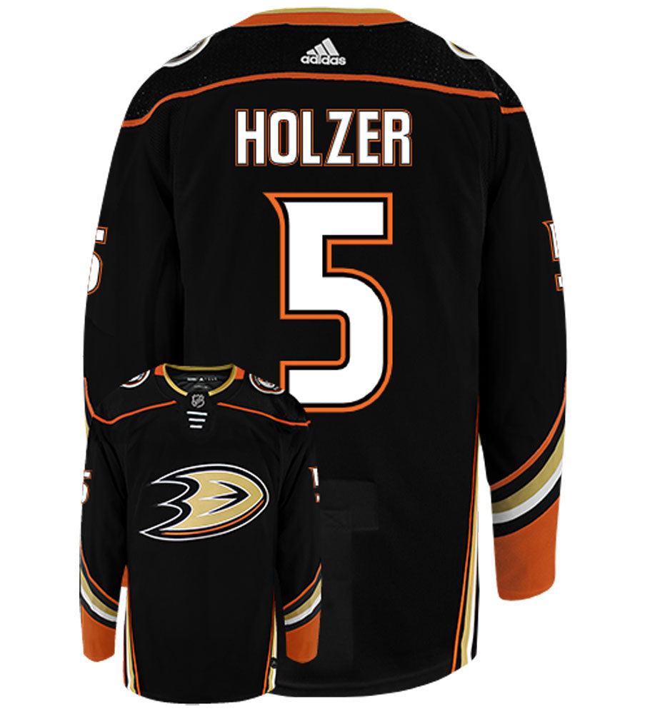 Korbinian Holzer Anaheim Ducks Adidas Authentic Home NHL Hockey Jersey