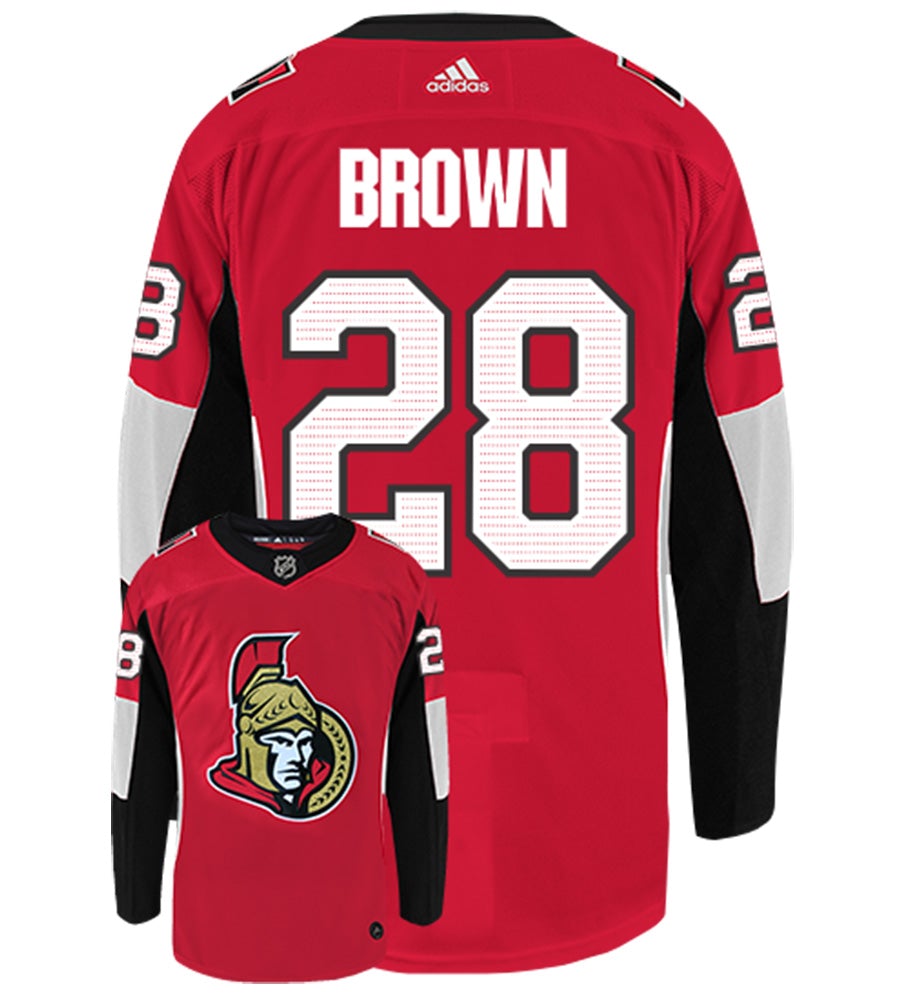 Connor Brown Ottawa Senators Adidas Authentic Home NHL Hockey Jersey