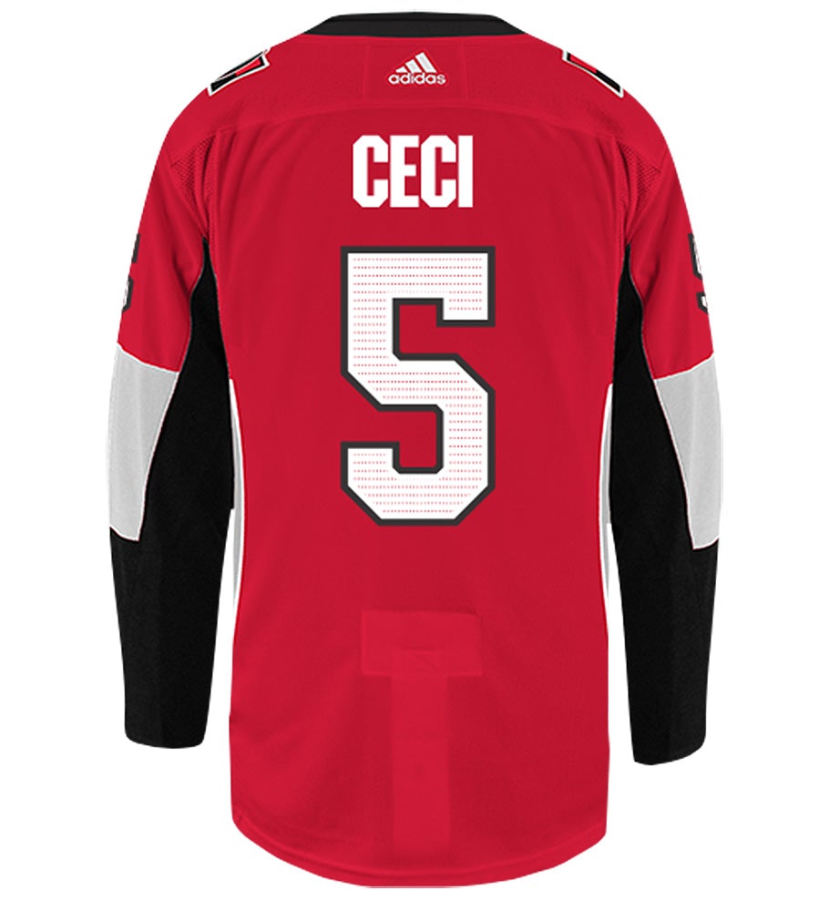 Cody Ceci Ottawa Senators Adidas Authentic Home NHL Hockey Jersey